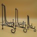 7Sizes Iron Display Stand Art Plate Easel Holder Plaques Storage Home Decorative   372169286294